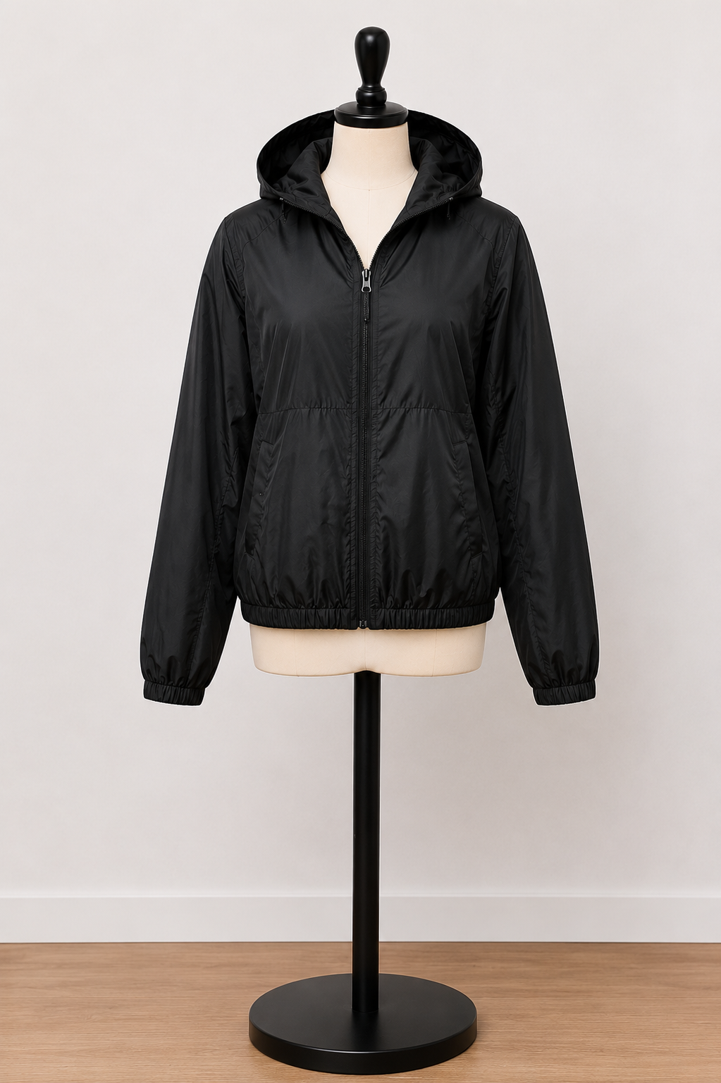 Women's Lightweight Hooded Windbreaker Jacket