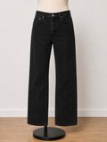 Men's Classic Black Straight-Leg Denim Jeans