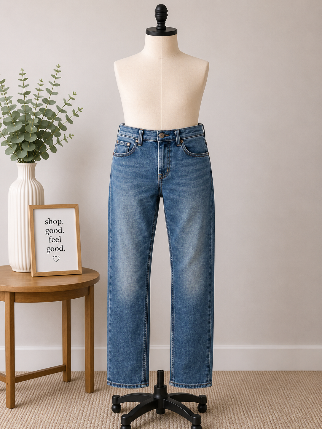 Goodfellow & Co. Men's Medium Wash Straight Fit Jeans