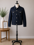 Classic Dark Wash Denim Trucker Jacket
