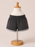 Garanimals Toddler Boys' Double Layer Knit Shorts – Charcoal Gray