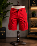 Polo Ralph Lauren Crimson Cargo Shorts