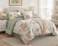 Broadhaven Barrington Floral 8-Piece Bedding Set with Sheets – Queen Size