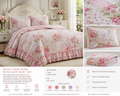 Royal Court Home "Bungalow" Floral Patchwork Quilt Set – Full/Queen