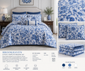 Brookhaven Blue Floral 8-Piece Complete Bedding Set – California King