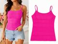 Hot Pink Seamless Cami Tank Top