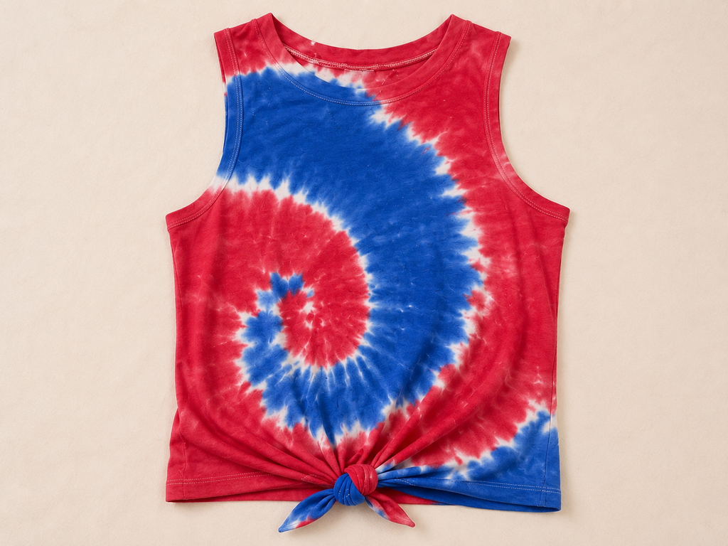 Freedom Swirl Tie-Dye Tank