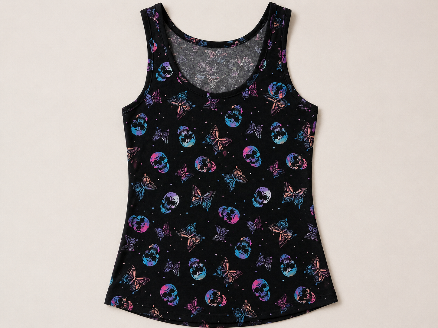 Midnight Flutter Graphic Tank