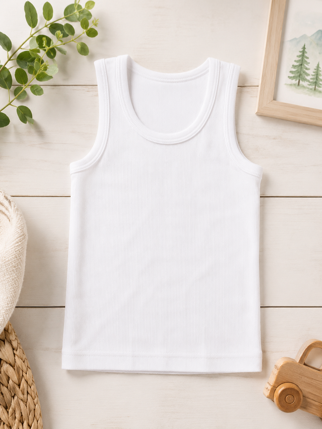 Little Gentleman Essential Ribbed Tank