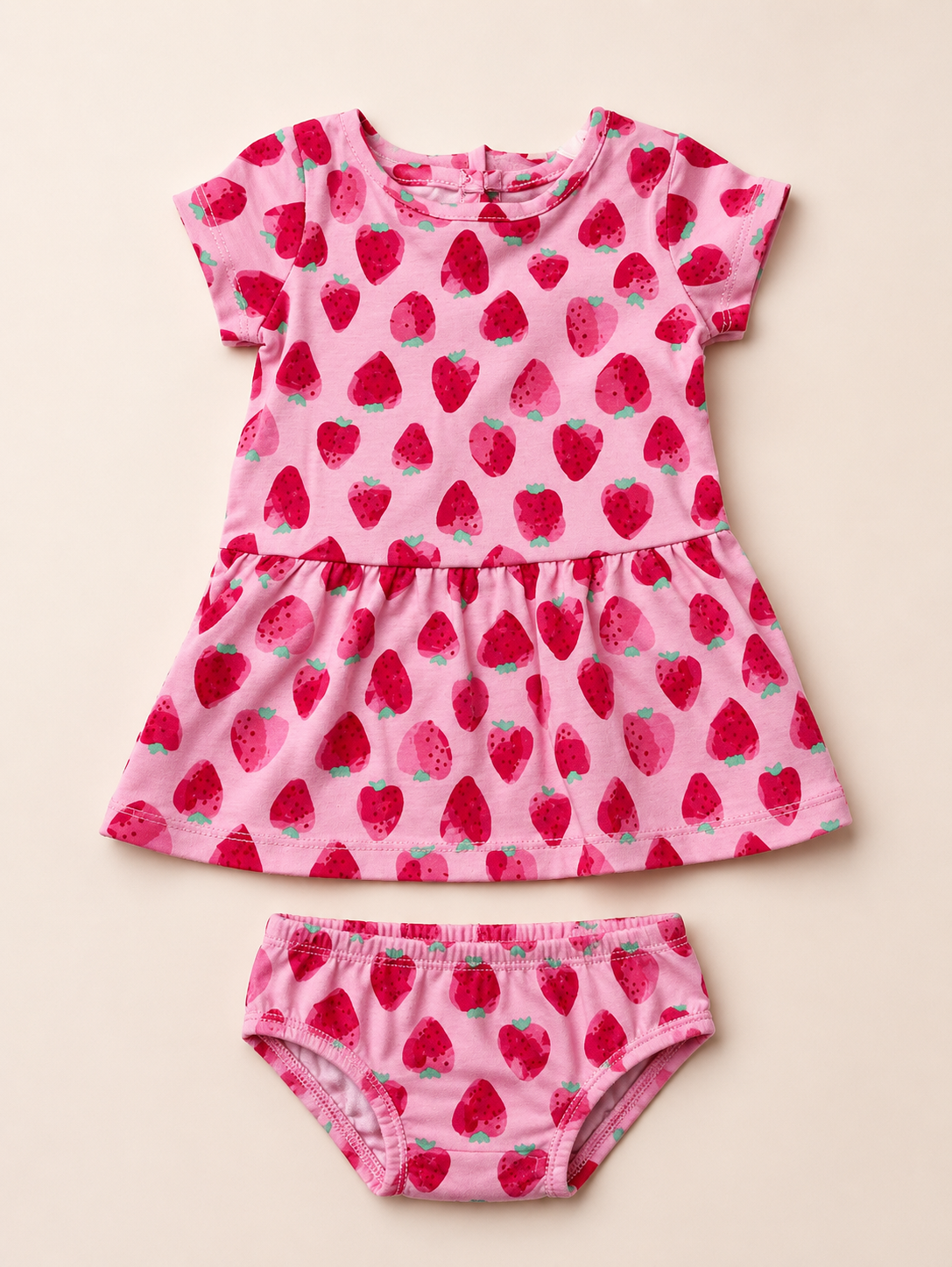 Berry Sweet Dreams Dress & Bloomer Set