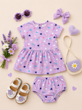 Lavender Lovebug Dress & Bloomer