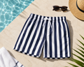 Harbor Stripe Swim Trunks