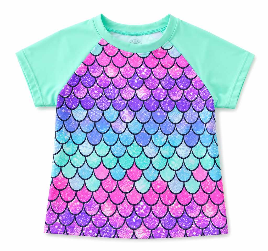 Mermaid Scales Swim Top