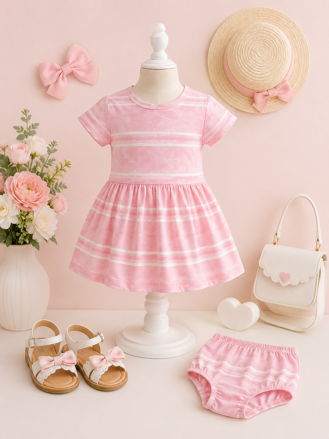 Pink Lemonade Twirl Dress