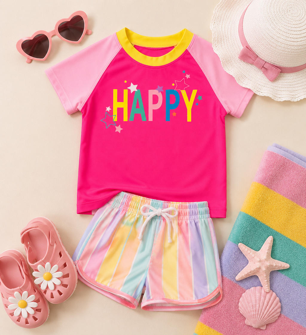 Happy Harbor Swim Tee