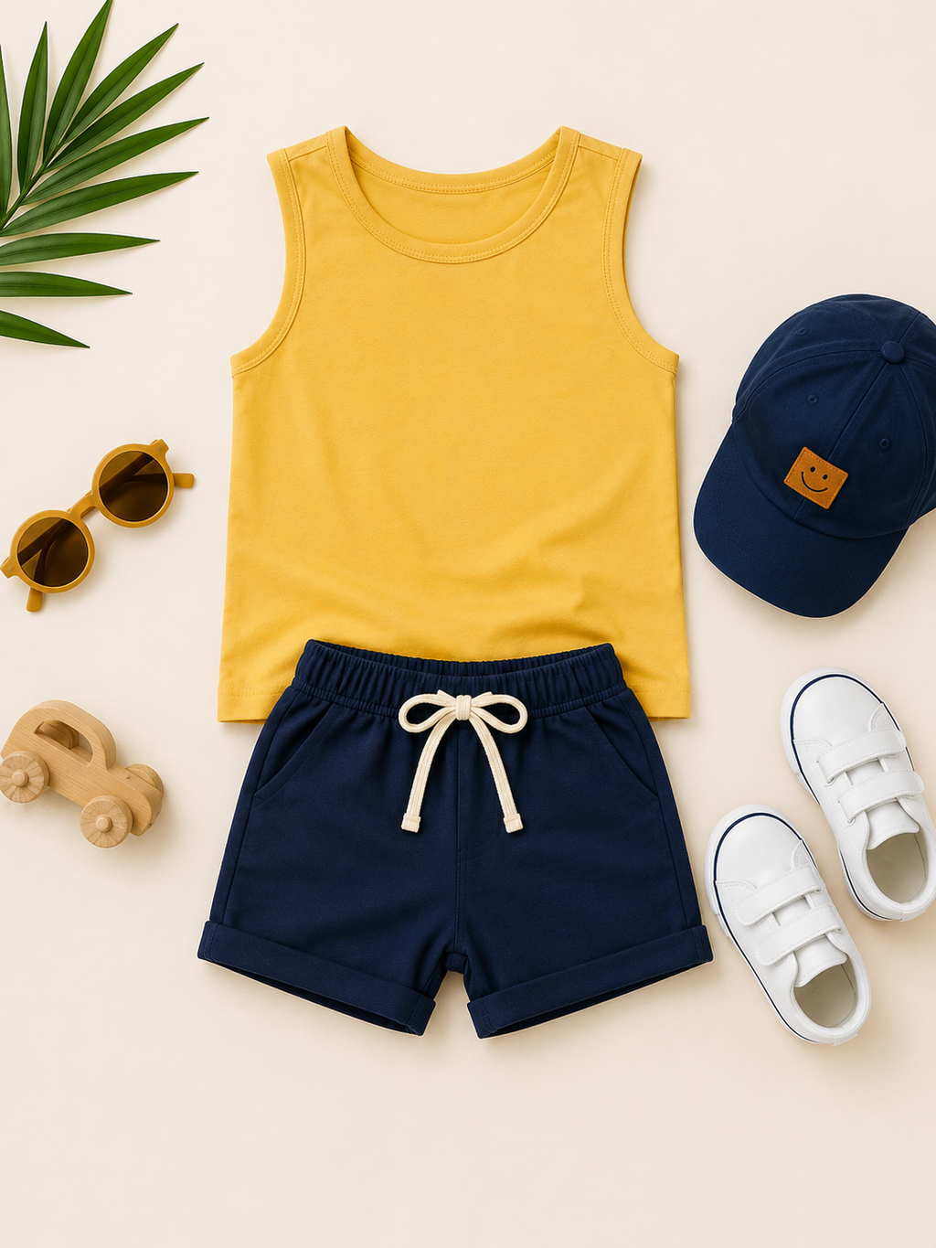 Sunny Days Yellow Tank For Boys