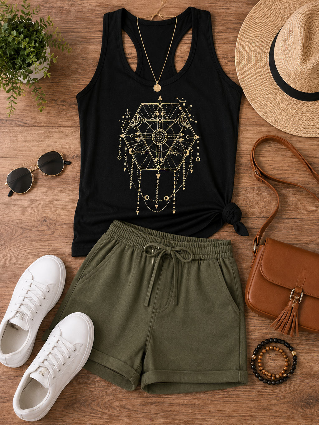 Moonlight Mystic Ladies Tank