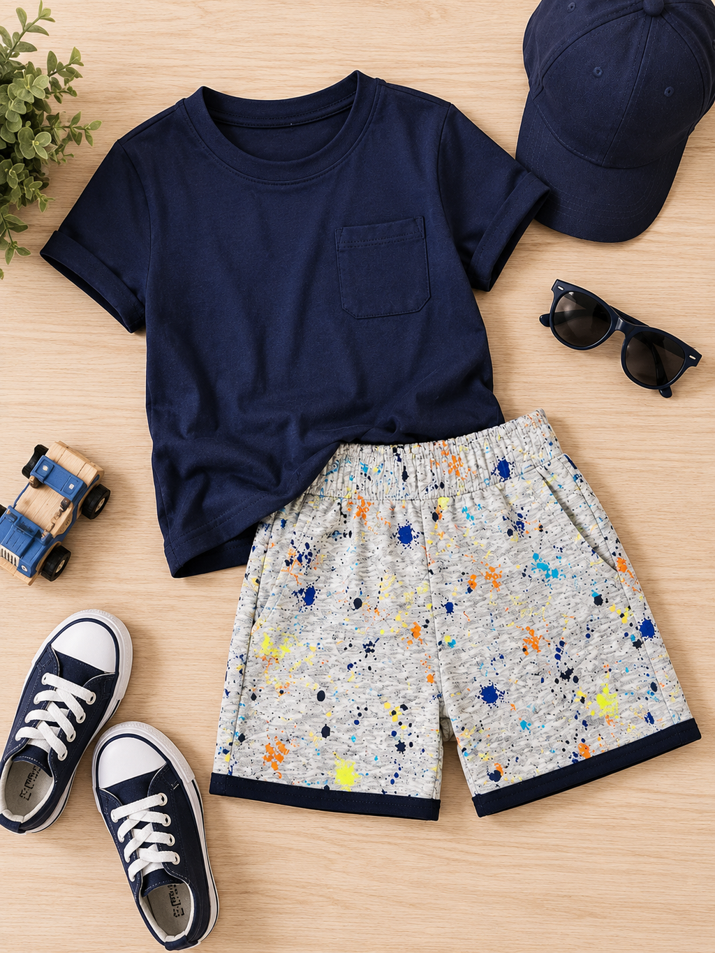 Color Pop Adventure Shorts