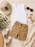 Little Explorer Lightning Cargo Shorts