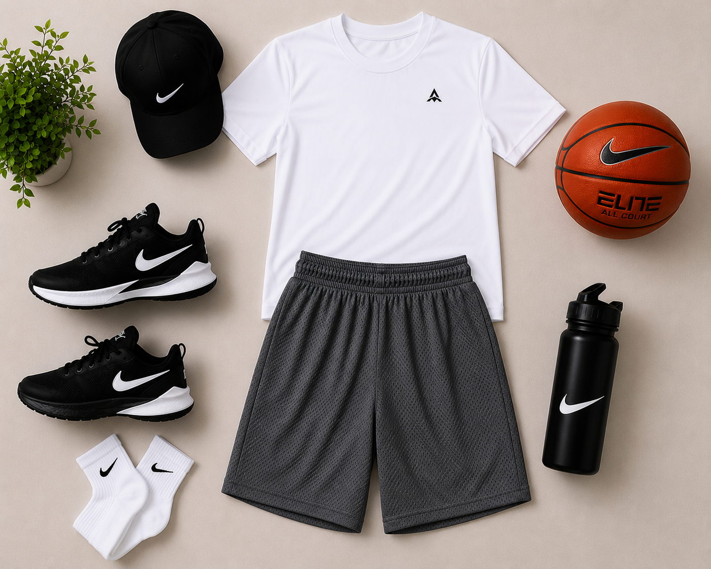 Charcoal Velocity Mesh Athletic Shorts