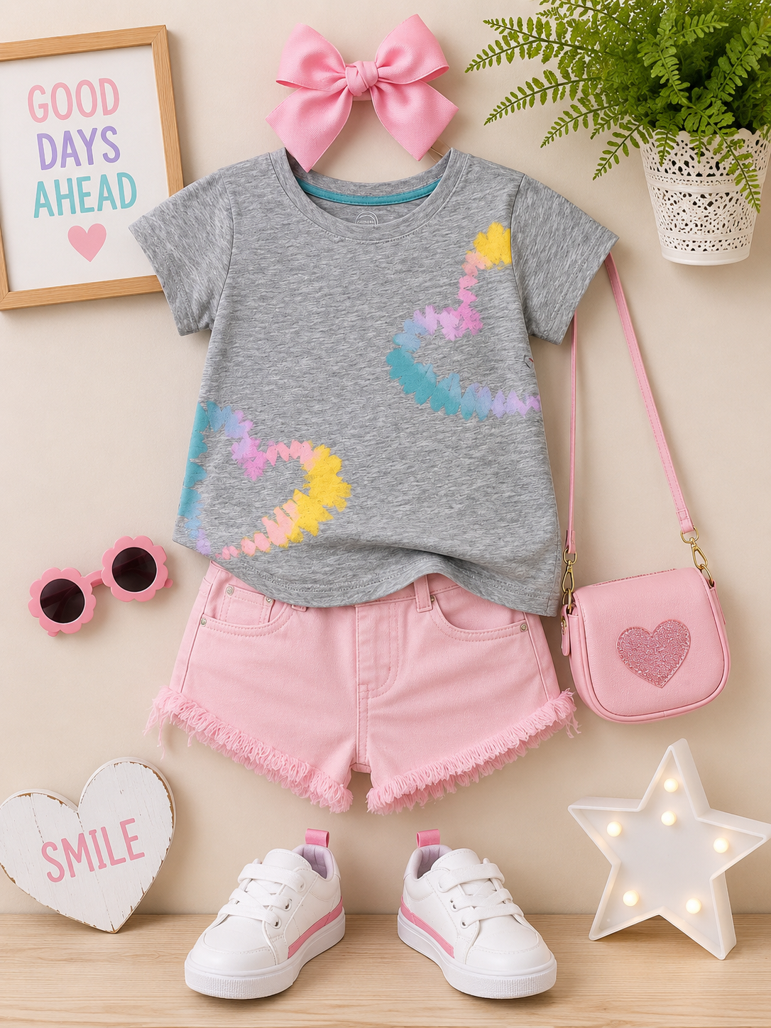 Pastel Motion Graphic Tee