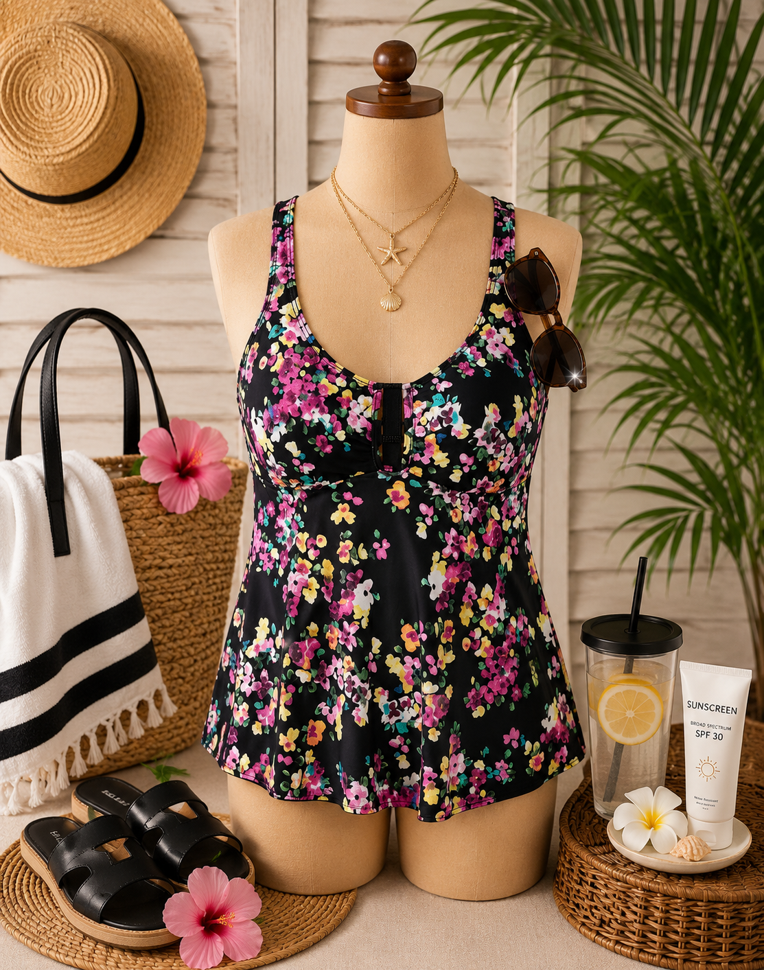 Garden Party Swim Top