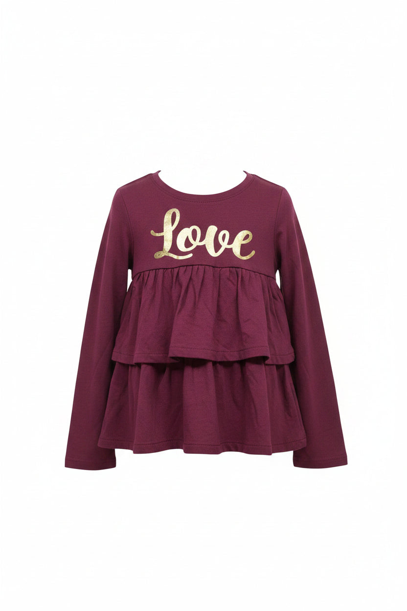 Toddler Girls l/s Design Shirt
