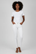 Ladies White Hudson Jeans