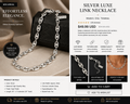 Silver Luxe Link Necklace