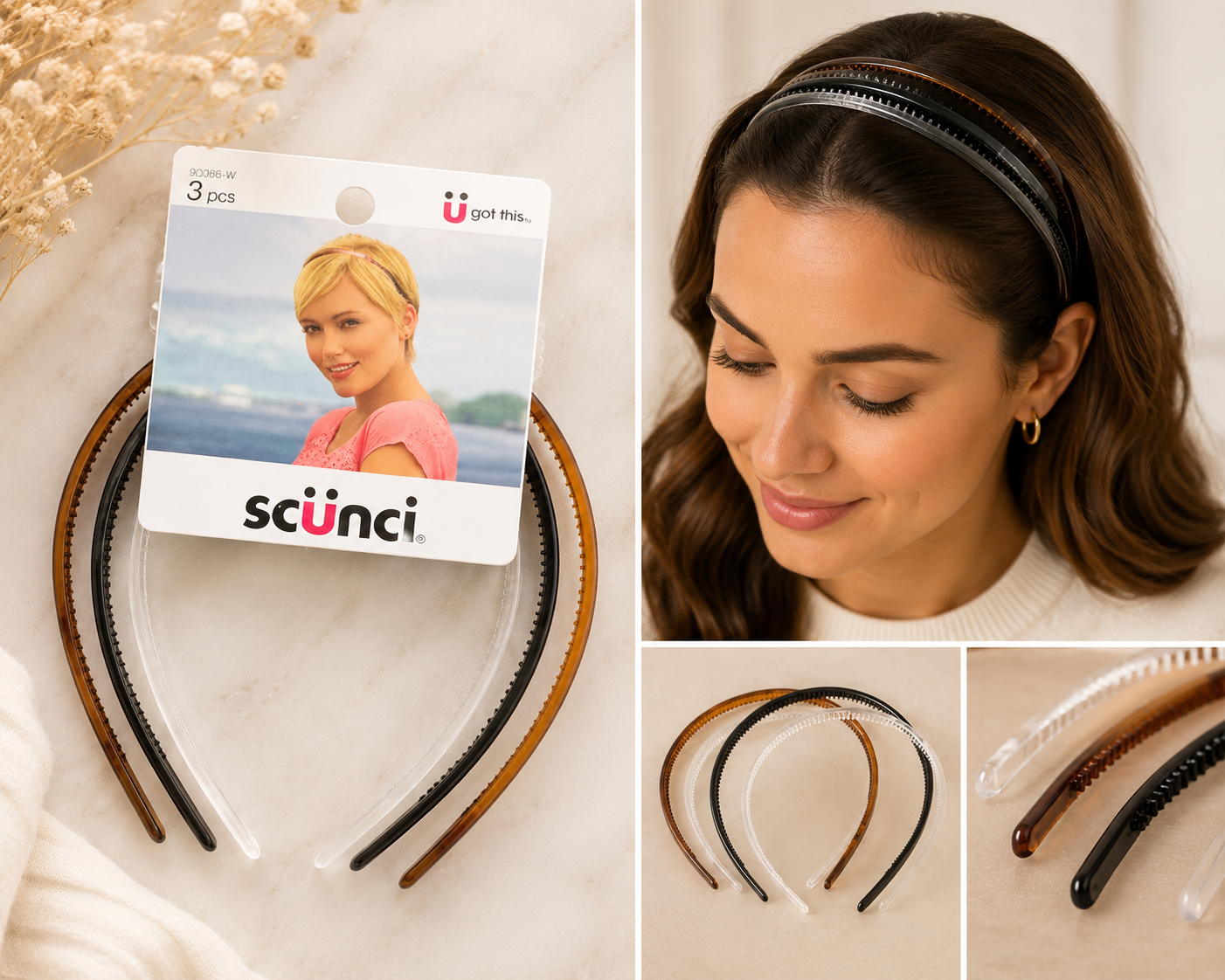 Everyday Essentials Headband Set – 3 Pack