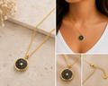 Midnight Star Gold Pendant Necklace