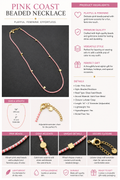 Pink Coast Beaded Necklace