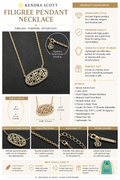 Kendra Scott Filigree Pendant Necklace