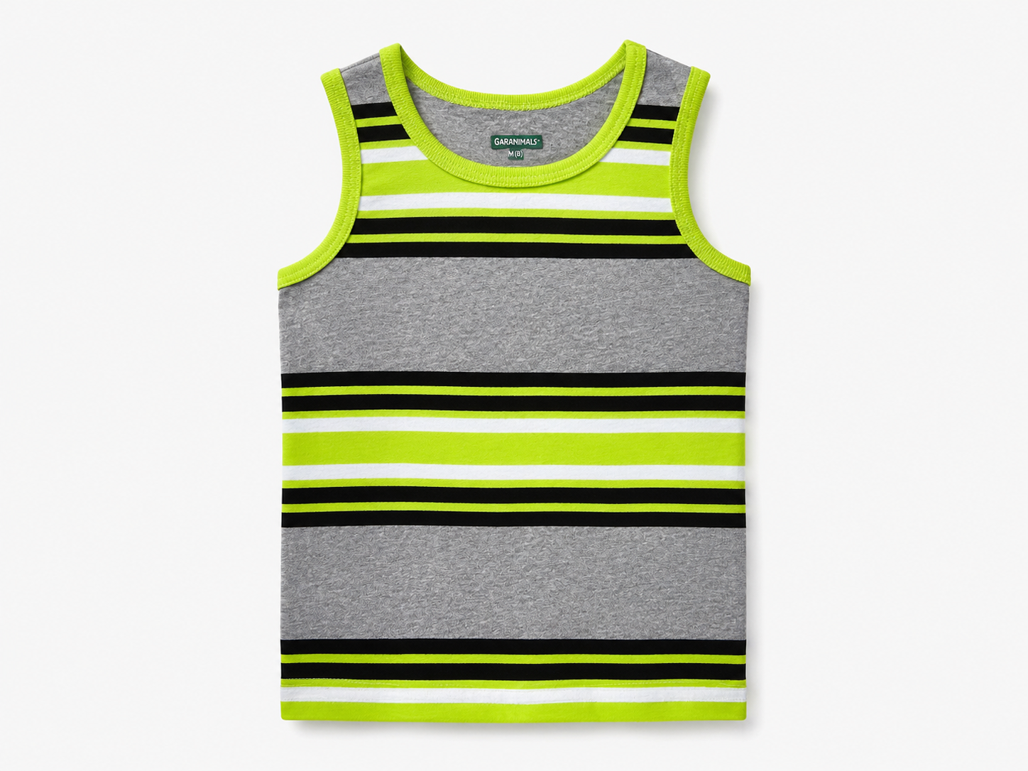 Boys Neon Stripe Tank Top
