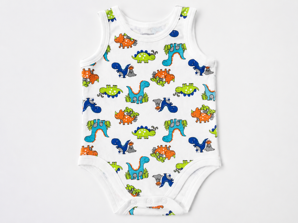 Baby Dinosaur Sleeveless onesies