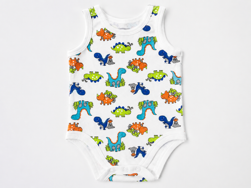 Baby Dinosaur Sleeveless onesies