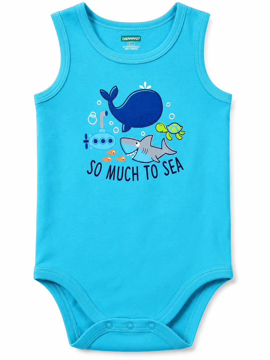 Baby “So Much To Sea” Sleeveless Bodysuit