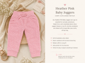 Heather Pink Baby Joggers (Garanimals)