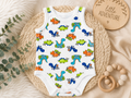 Baby Dinosaur Sleeveless onesies