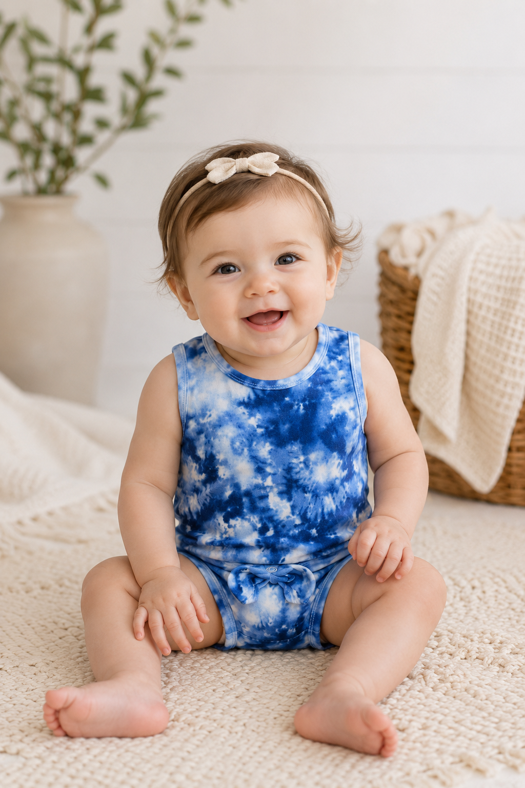 Ocean Breeze Tie-Dye Onesie