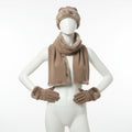 Ladies Hat Glove An Scarf Set
