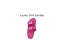 Ladies: Pink Sandals