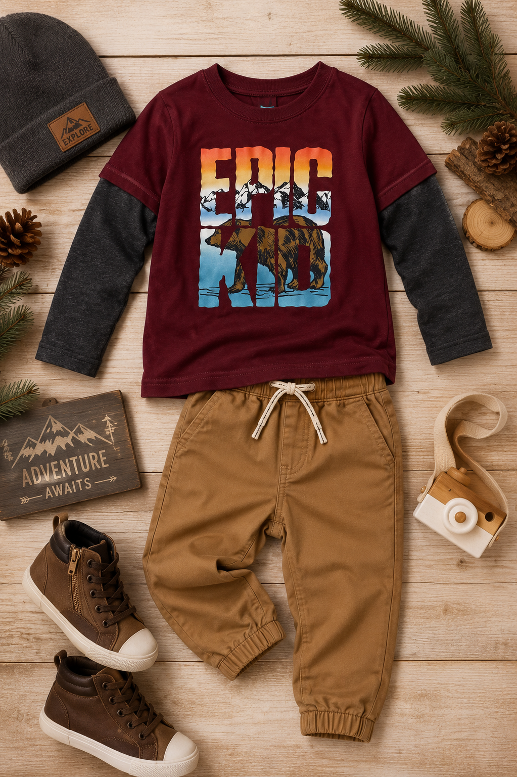 Wild Summit Adventure Layered Tee