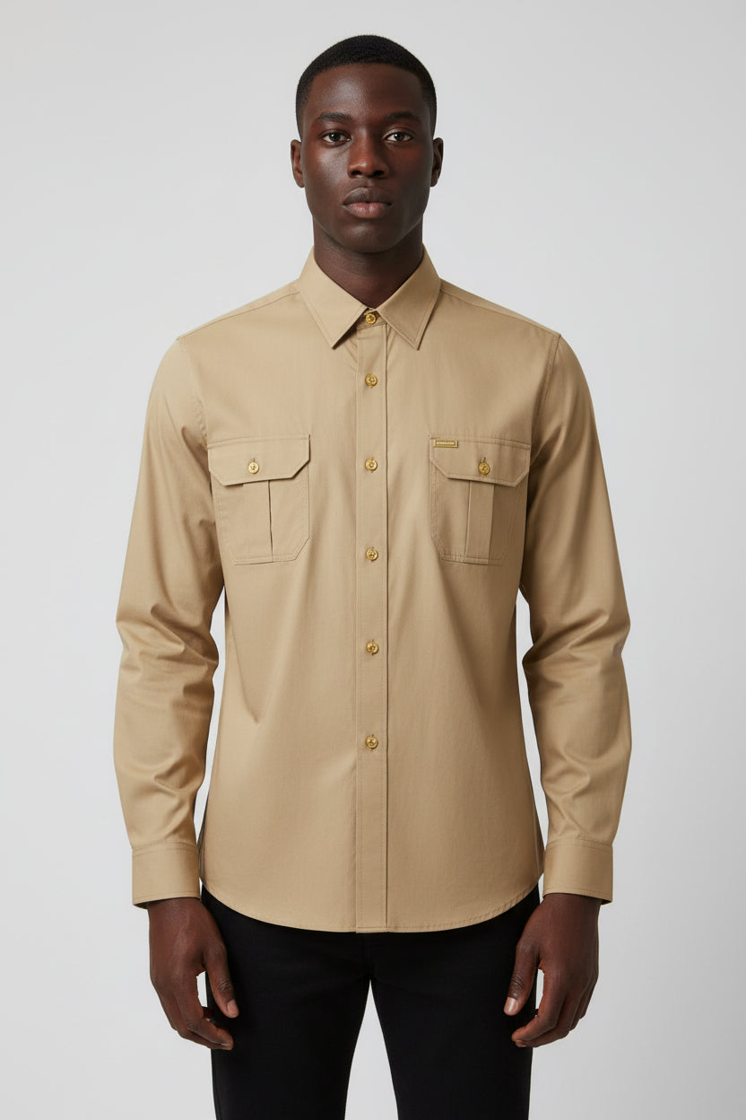 Men's Ablanche Shirt (Tan)