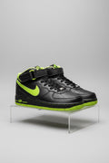 Men's Tennis Shoes Black An Green Air Force 1