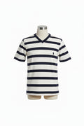 Men's Black An White Polo Shirt