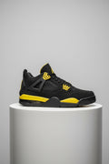 Men's Black An Yellow Jordan 4