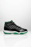 Men's Black Green An White Jordans