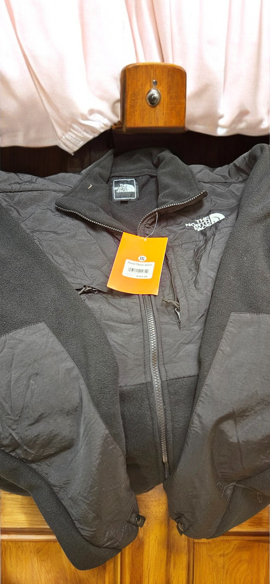 Men's Black Polo (North Face) Fleece Jacket