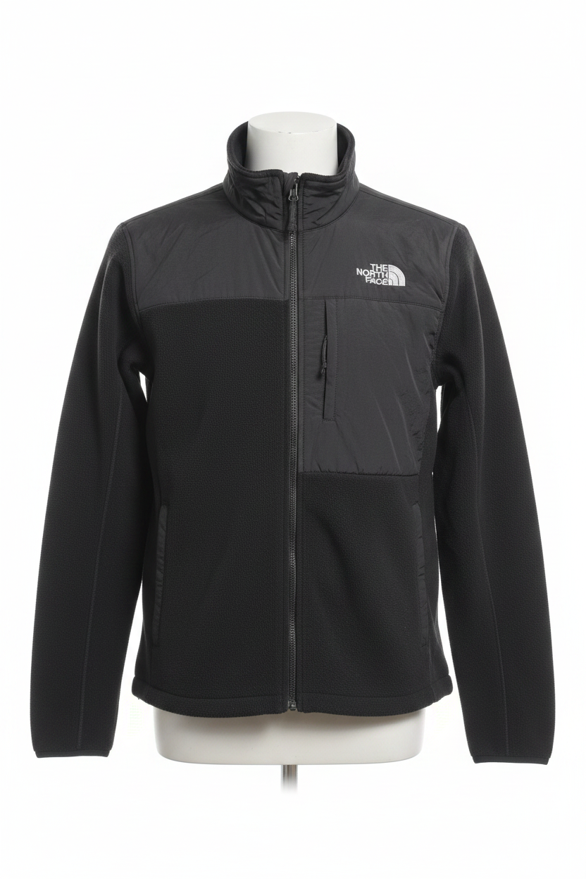 Men's Black Polo (North Face) Fleece Jacket